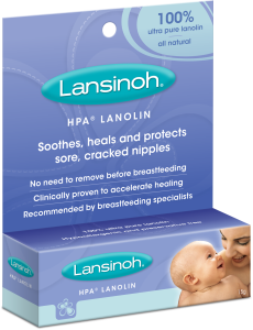 Lansinoh HPA® LANOLIN soothes, heals and protects sore, cracked nipples for breastfeeding mothers