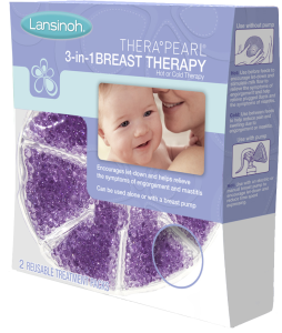 Lansinoh® THERA°PEARL® 3-in-1 BREAST THERAPY encourages let-down and helps relieve the symptoms of engorgement and mastitis
