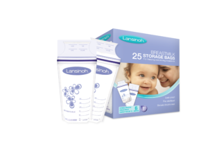 Lansinoh® BREASTMILK STORAGE BAGS are strong and leak proof, pre-sterilised, BPA and BPS free